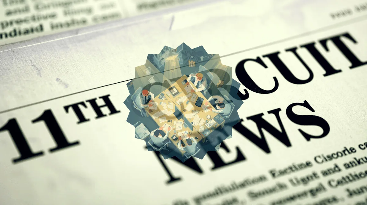 11th Circuit MultiPlan News headline featuring doctors calculating medical bills