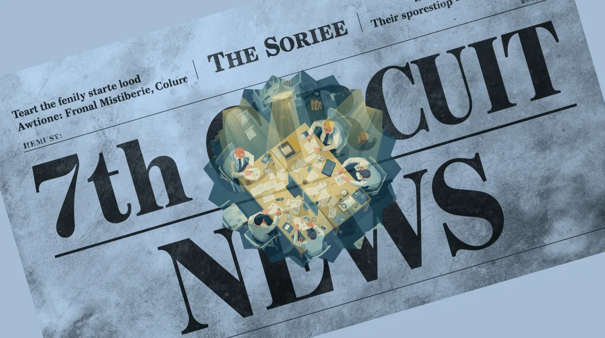 7th Circuit MultiPlan News headline featuring doctors calculating medical bills