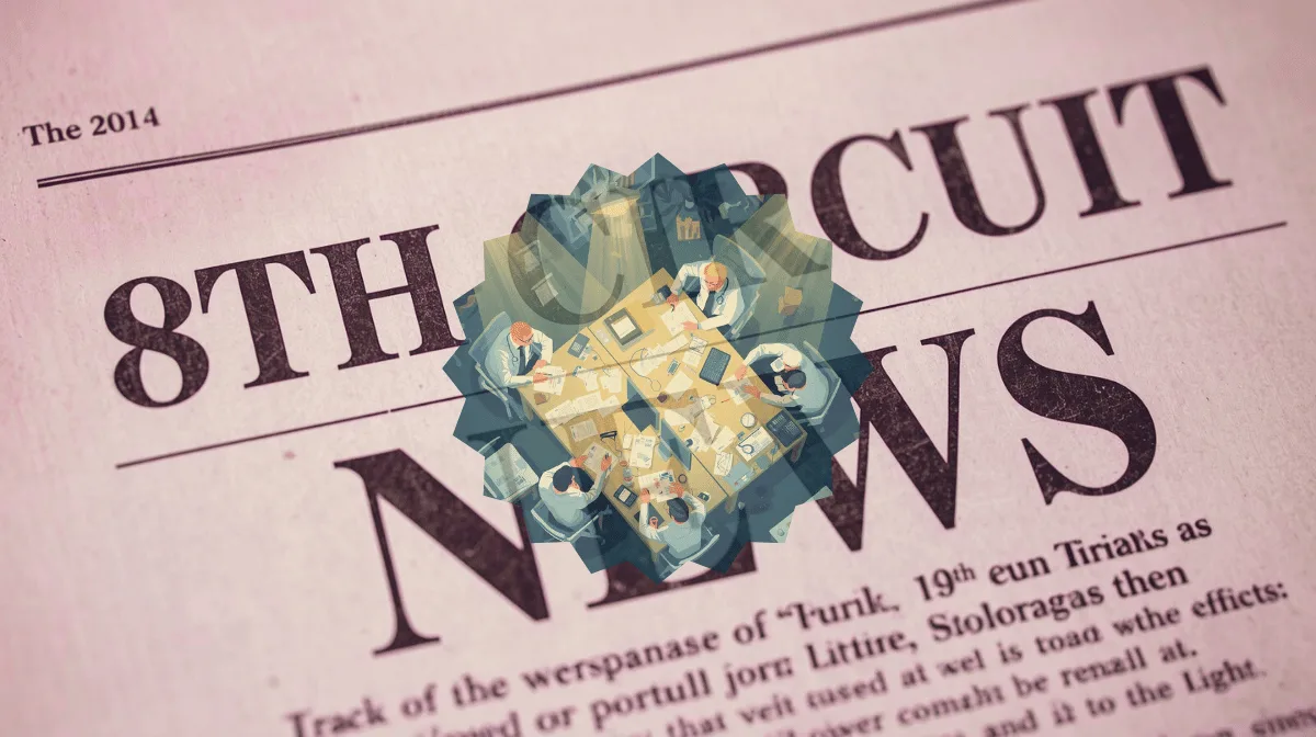 8th Circuit MultiPlan News headline featuring doctors calculating medical bills